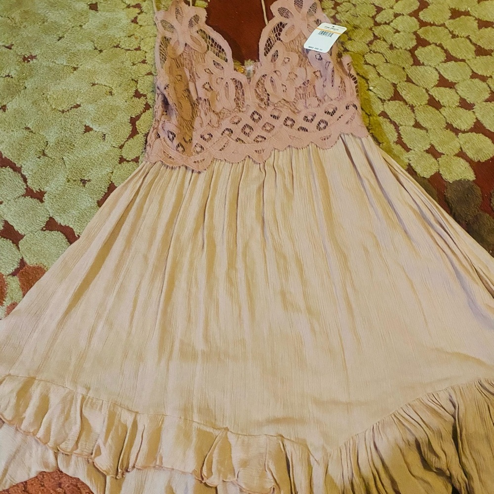 Free People Lace Bralette in Dusty Rose - Picture 4 of 5